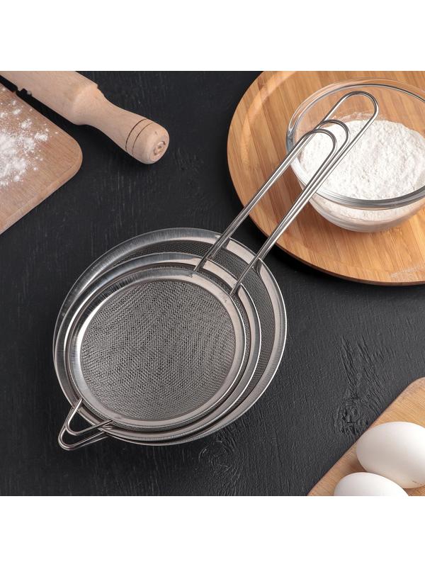 Набор сит Доляна, 3 шт, d=12 см,14 см, 16 см