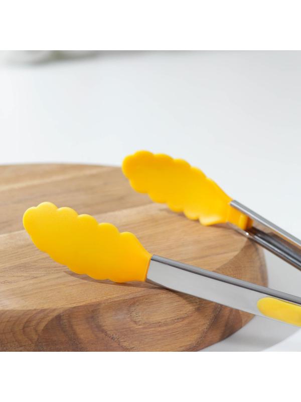 Щипцы универсальные для гарнира Доляна «Лист», 28 см, цвет МИКС