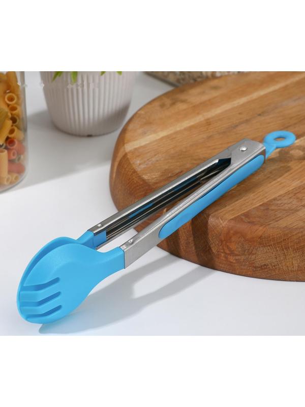 Щипцы для гарнира «Палитра», 28×4 см, цвет МИКС