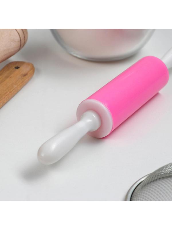 Скалка пластиковая малая, 21 см, цвет МИКС