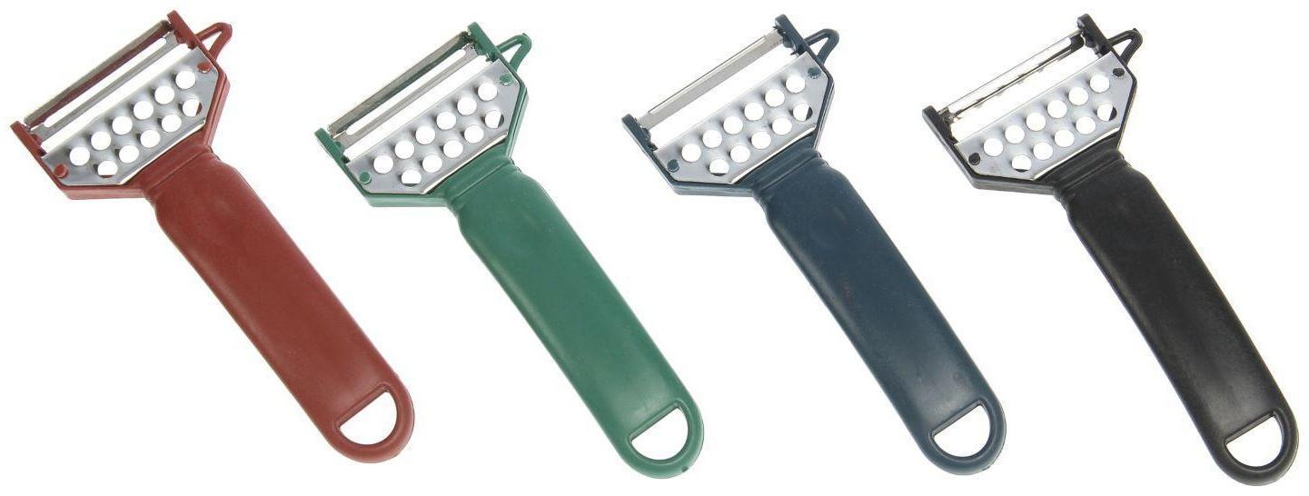 Овощечистка Доляна «Фреш», 16 см, цвет МИКС