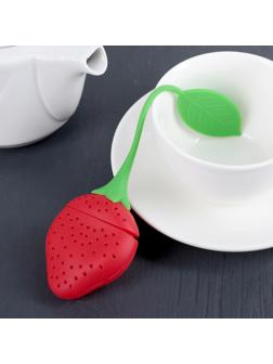 Ситечко для чая Доляна «Клубника», 19 см