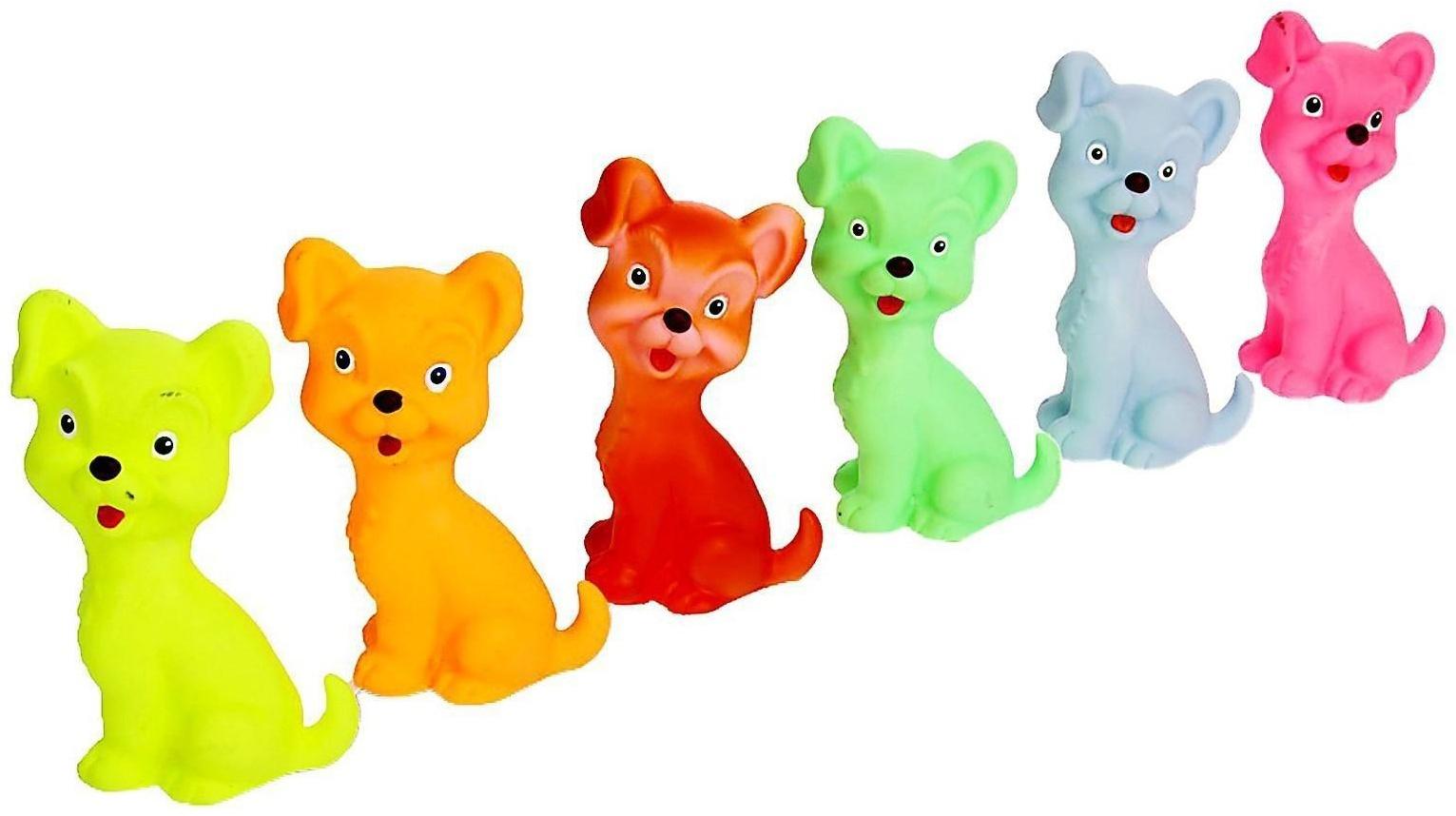 Резиновая игрушка «Собачка», МИКС