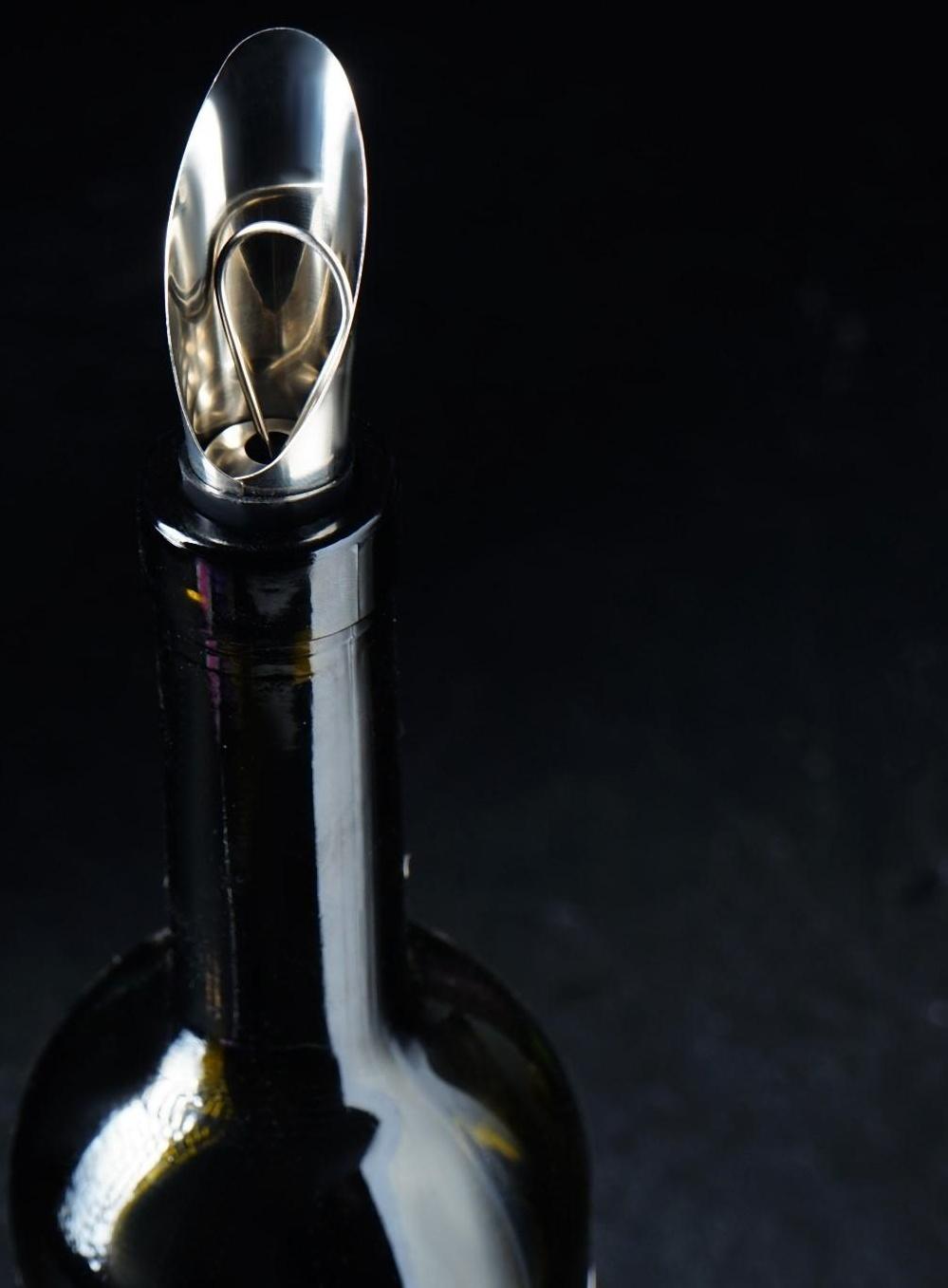 Набор для вина «Бургундия», 4 предмета: каплеуловитель, штопор, кольцо, термометр