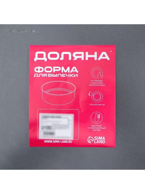 Противень Доляна «Жаклин. Прямоугольник», 47×32×5 см, антипригарное покрытие, цвет чёрный