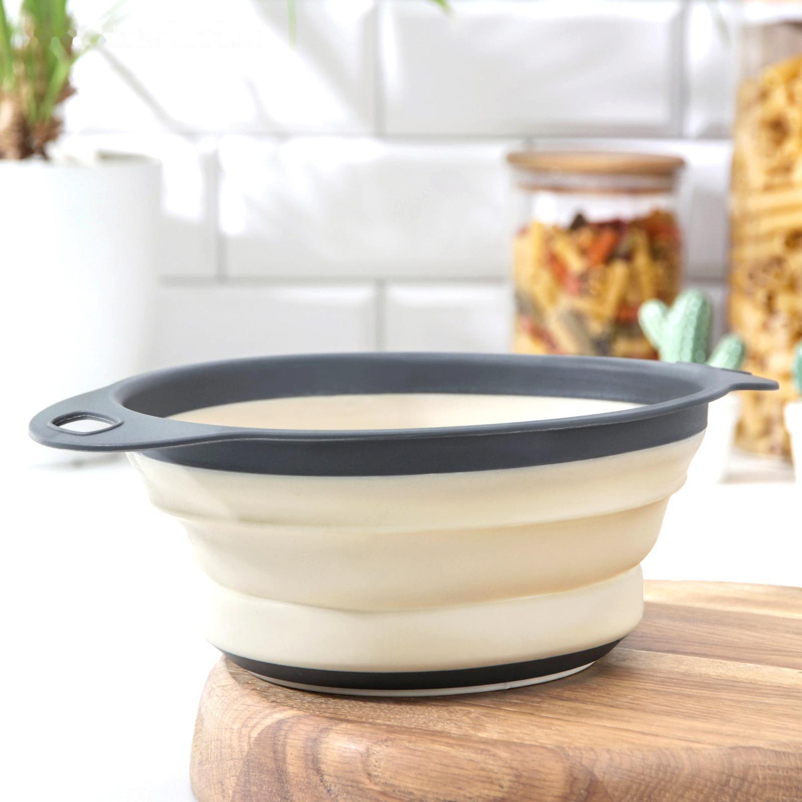 Дуршлаг Доляна «Компакт», 24×19×8 см, цвет МИКС