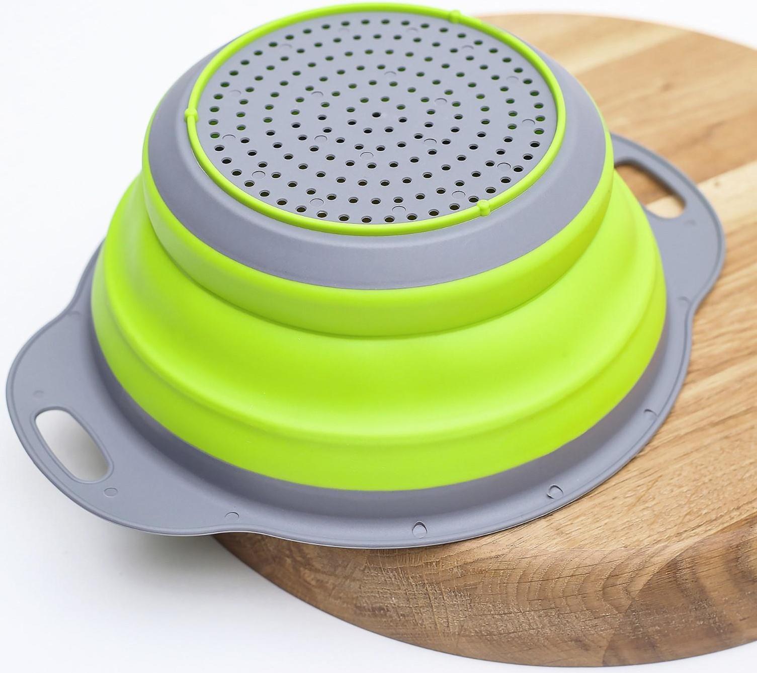 Дуршлаг Доляна «Компакт», 24×19×8 см, цвет МИКС