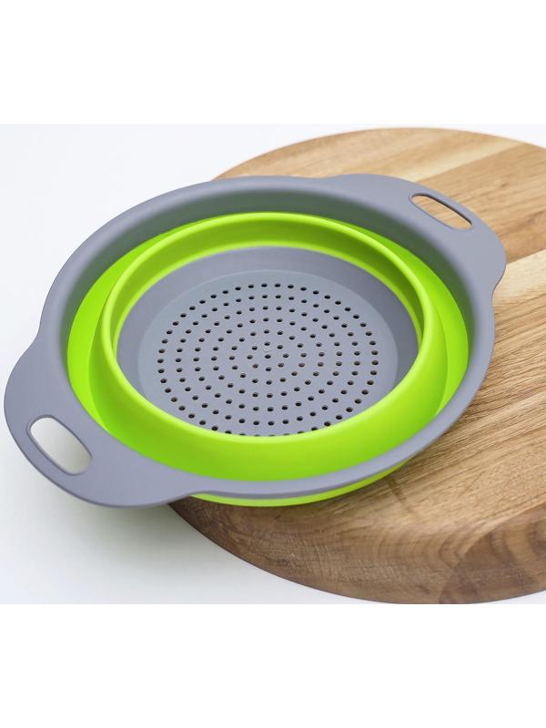 Дуршлаг Доляна «Компакт», 24×19×8 см, цвет МИКС