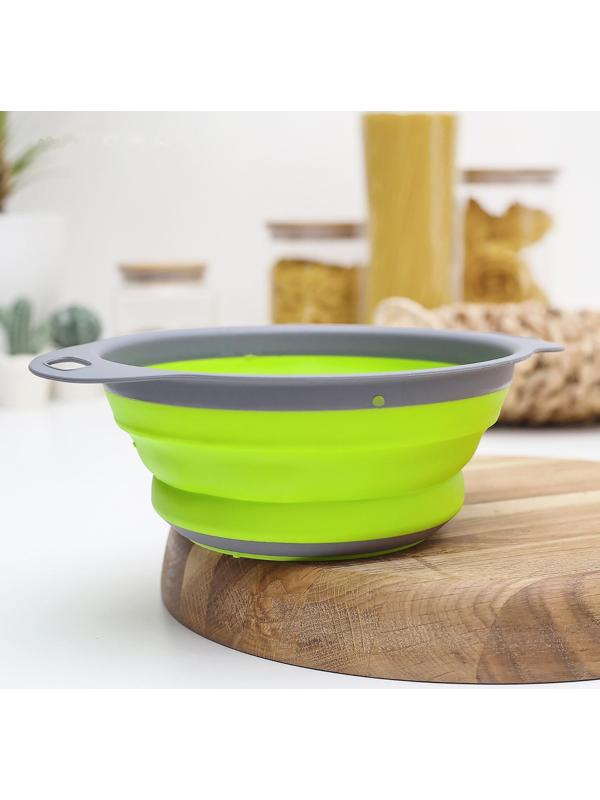 Дуршлаг Доляна «Компакт», 24×19×8 см, цвет МИКС