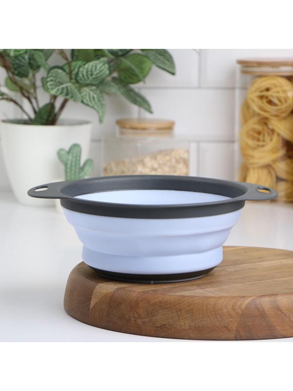 Дуршлаг Доляна «Компакт», 24×19×8 см, цвет МИКС