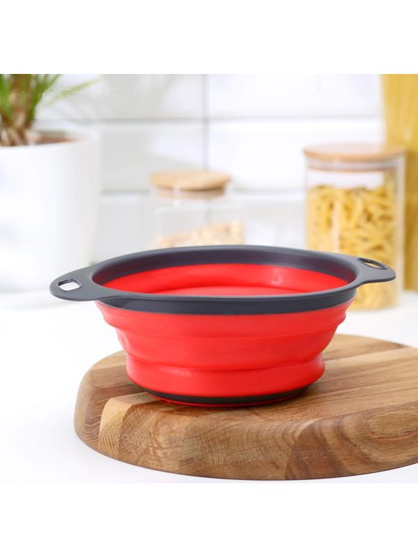 Дуршлаг Доляна «Компакт», 24×19×8 см, цвет МИКС