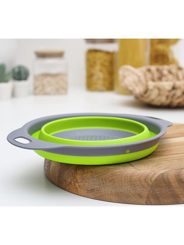 Дуршлаг Доляна «Компакт», 24×19×8 см, цвет МИКС