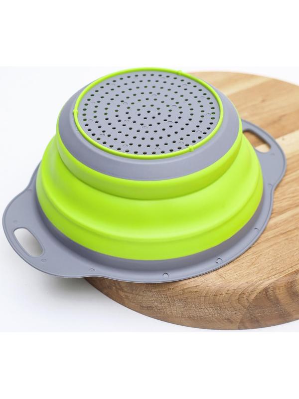 Дуршлаг Доляна «Компакт», 24×19×8 см, цвет МИКС