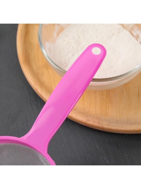 Набор сит, 3 шт, d=6,5/8/12 см, цвет МИКС