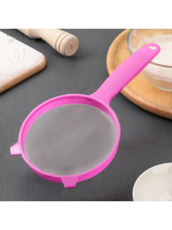 Набор сит, 3 шт, d=6,5/8/12 см, цвет МИКС