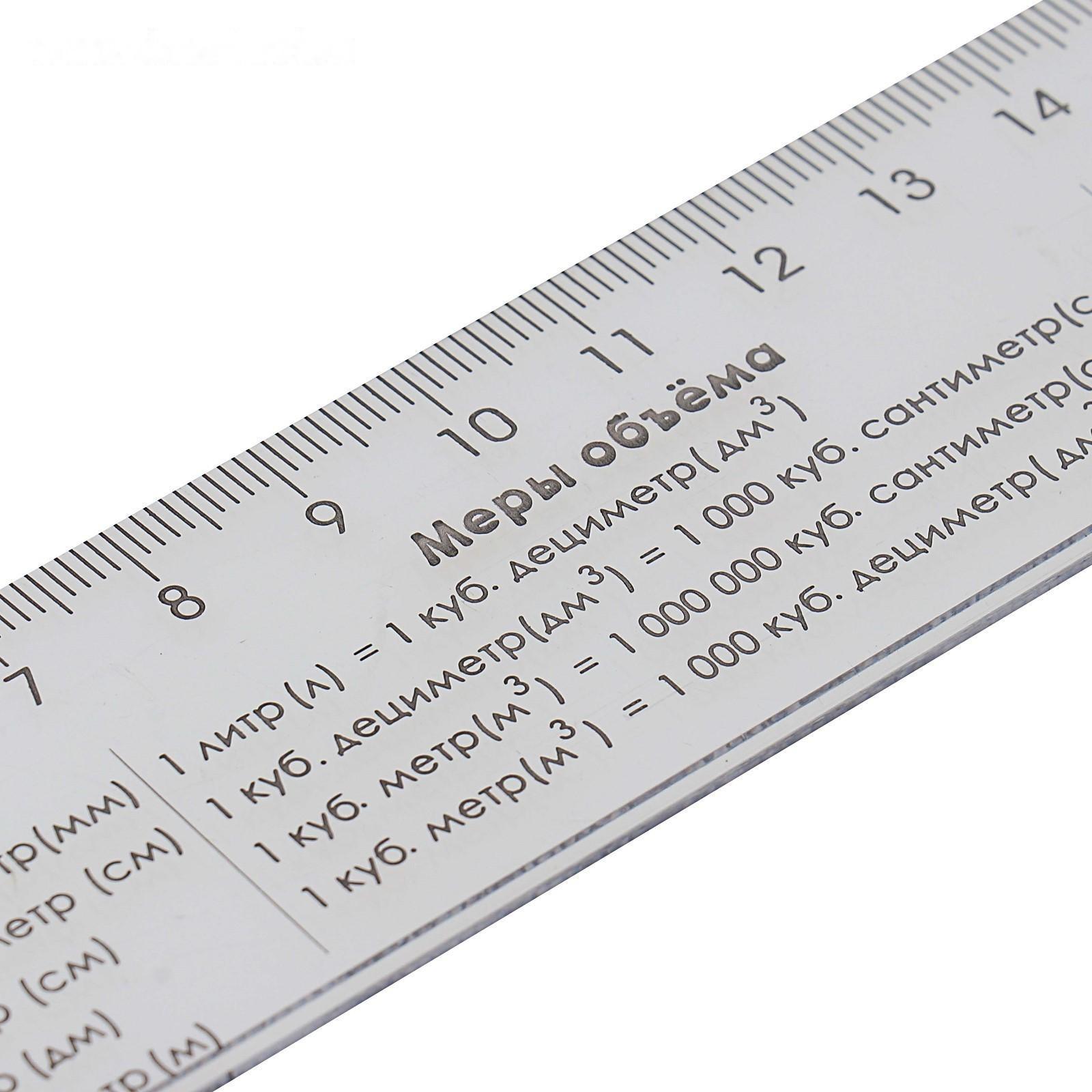 Линейка справочная 20 см 