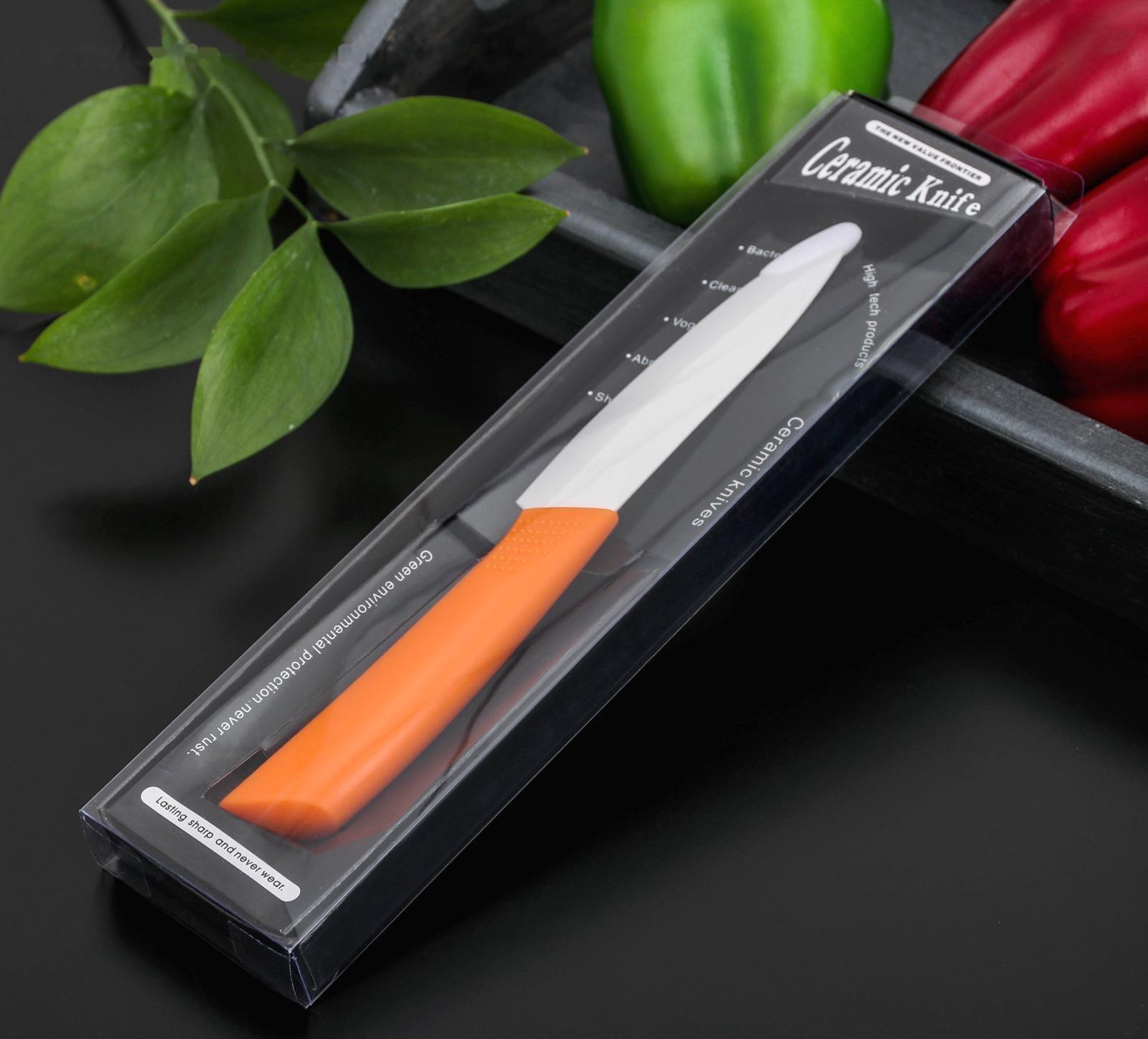 Нож кухонный керамический «Симпл», лезвие 10,5 см, цвет МИКС