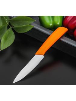 Нож кухонный керамический «Симпл», лезвие 10,5 см, цвет МИКС