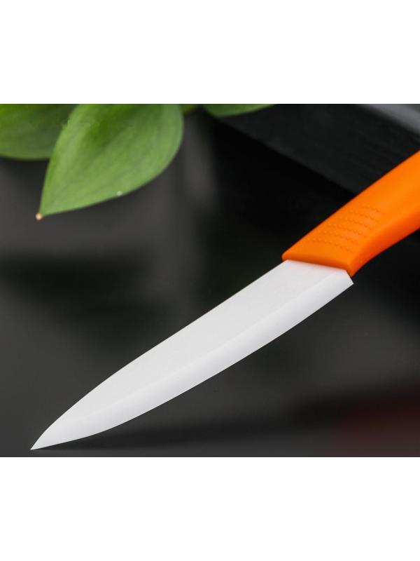 Нож кухонный керамический «Симпл», лезвие 10,5 см, цвет МИКС