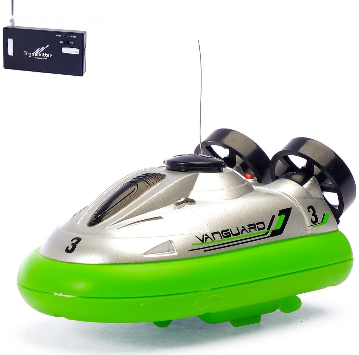 Катер радиоуправляемый, на воздушной подушке, цвета МИКС