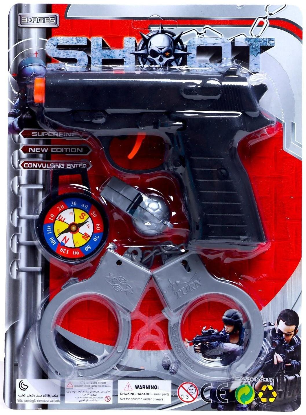 Набор полицейского «Патрульный», 4 предмета