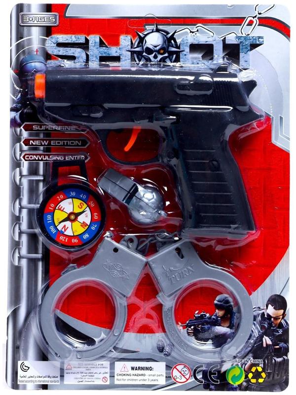 Набор полицейского «Патрульный», 4 предмета