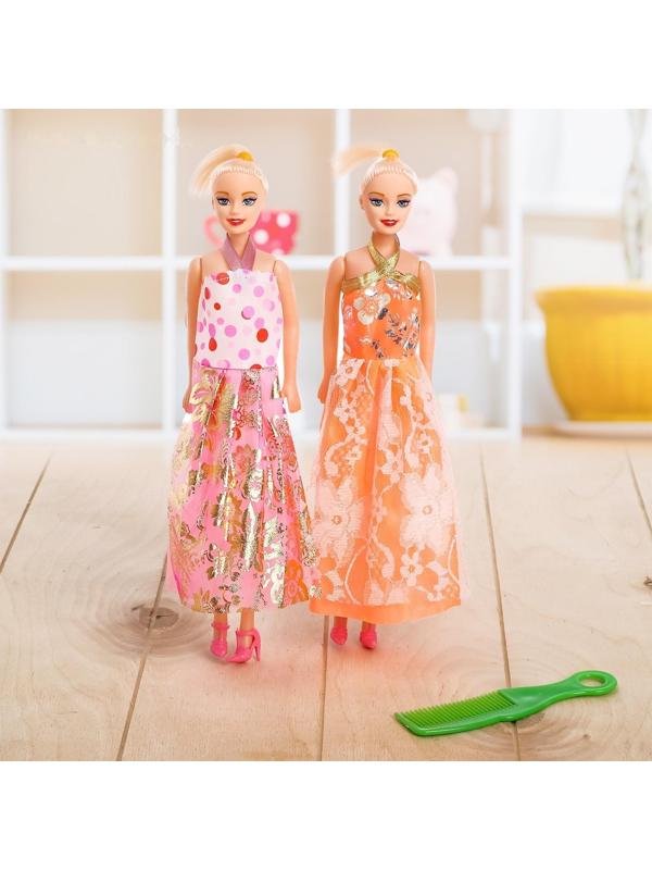 Куклы-модели «Подружки» с аксессуарами, набор 2 шт., МИКС