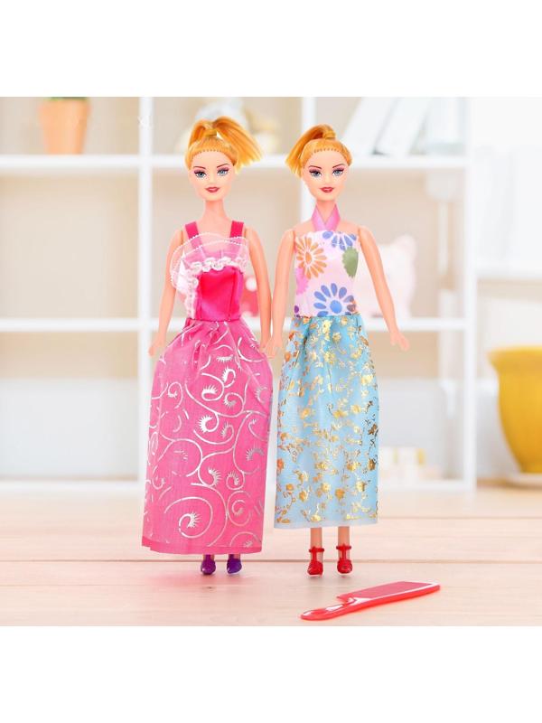 Куклы-модели «Подружки» с аксессуарами, набор 2 шт., МИКС