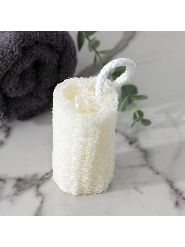 Мочалка для тела натуральная Доляна «Банька», 5×5×8 см