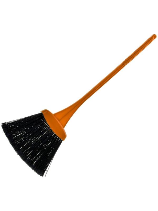 Метла с черенком жёсткая «Удобная», цвета МИКС