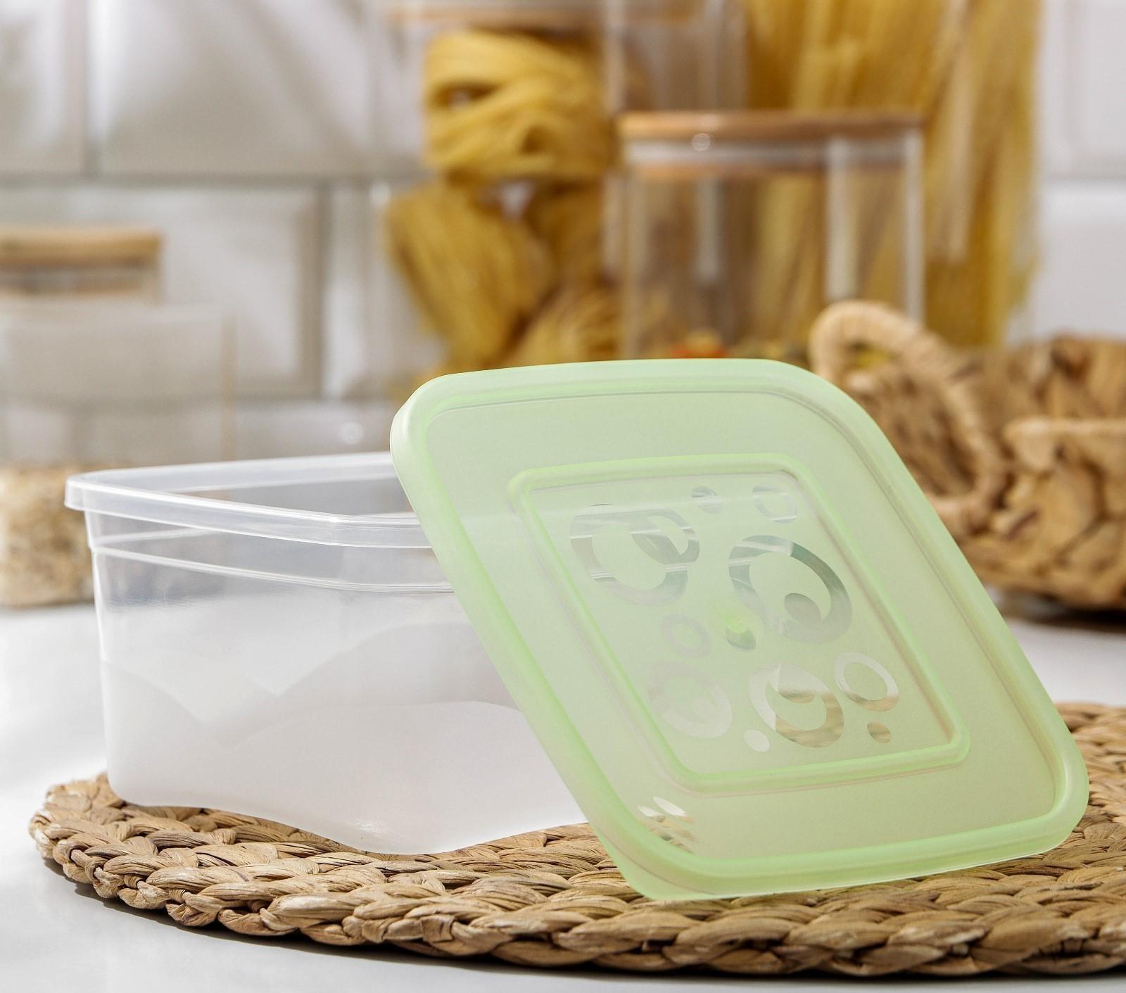 Контейнер для продуктов 1 л «Ассорти», цвет МИКС