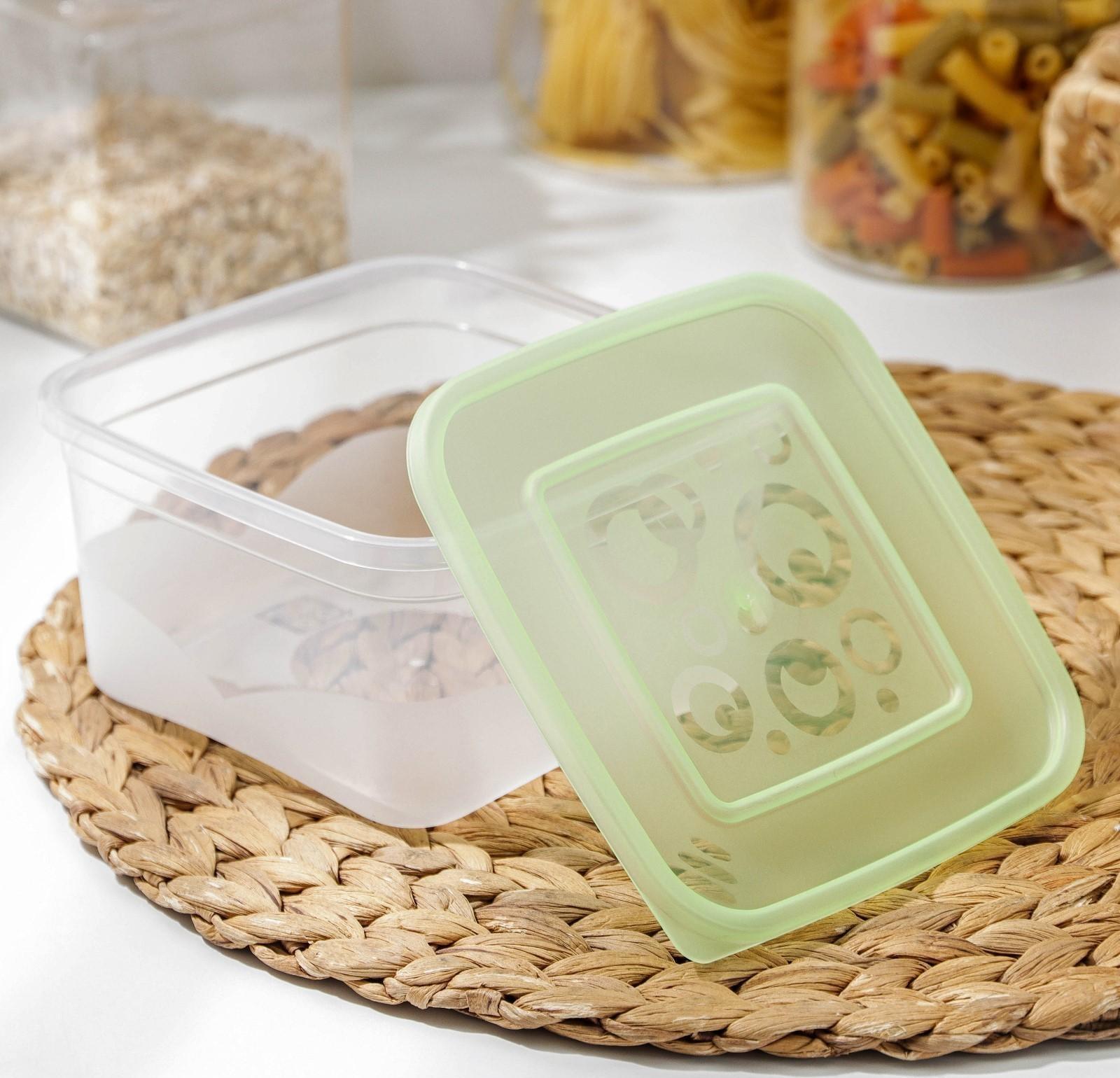 Контейнер для продуктов 1 л «Ассорти», цвет МИКС