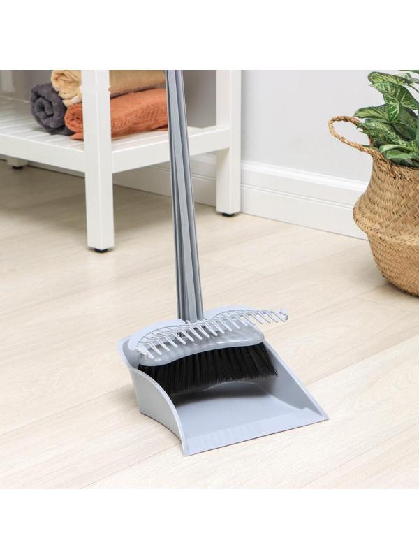 Набор для уборки «Комфорт», 3 предмета: совок, щетка, гребень, цвет МИКС