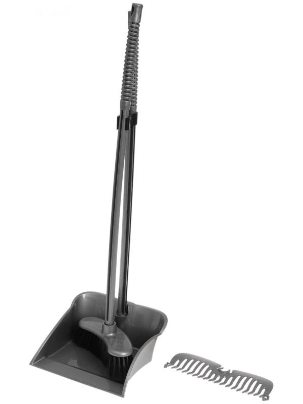 Набор для уборки «Комфорт», 3 предмета: совок, щетка, гребень, цвет МИКС