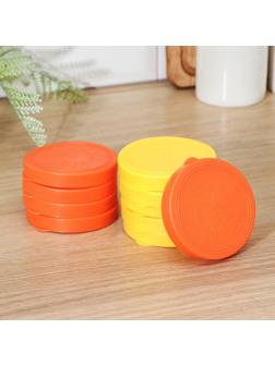 Нaбор хозяйственных крышек «Хозяюшкa», 10 шт, цвет МИКС