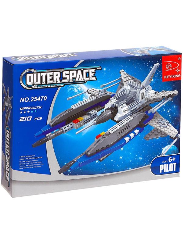 Конструктор Космос «Мегаистребитель», 210 деталей