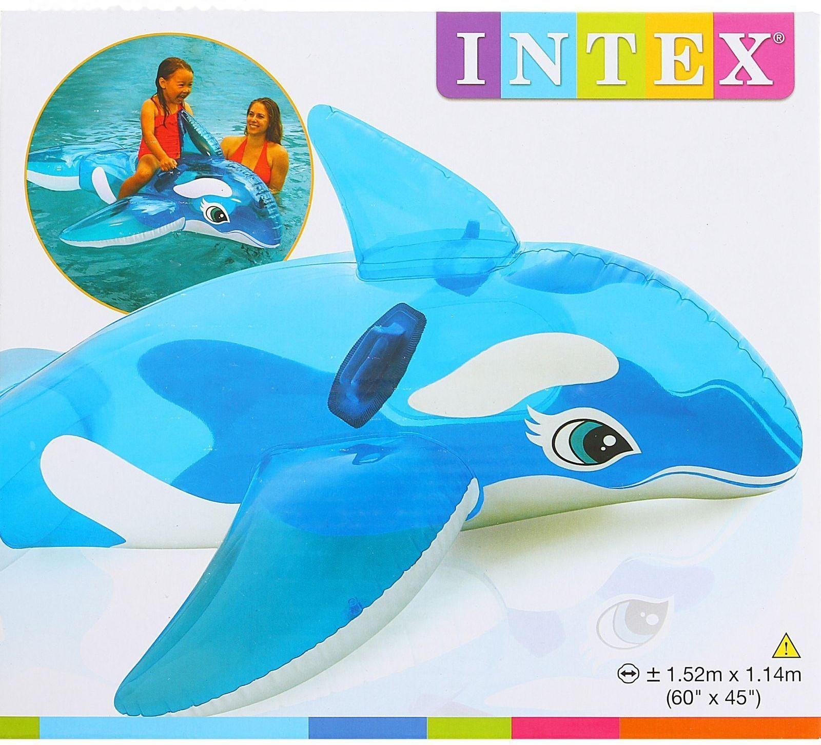 Игрушка для плавания «Кит», 152 х 114 см, от 3 лет, 58523NP INTEX