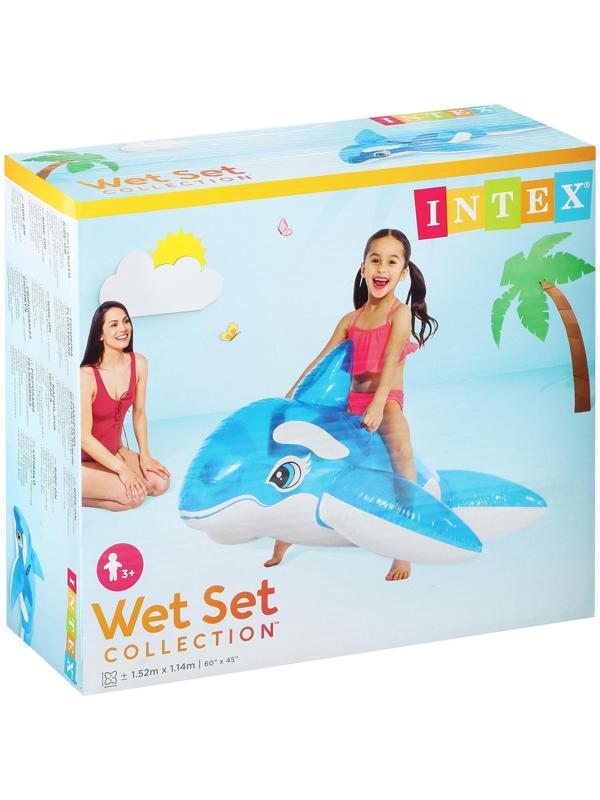 Игрушка для плавания «Кит», 152 х 114 см, от 3 лет, 58523NP INTEX