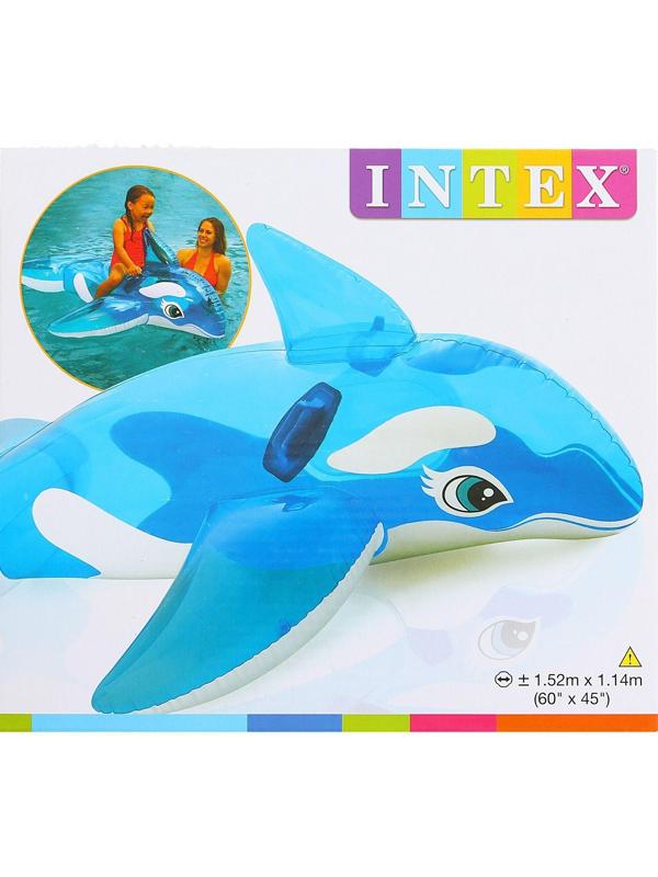 Игрушка для плавания «Кит», 152 х 114 см, от 3 лет, 58523NP INTEX