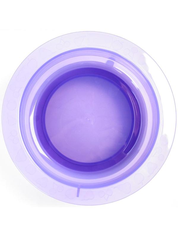 Миска детская на присоске, глубокая, 470 мл, от 5 мес., цвета МИКС, 400 мл, 17,5х17,5х4,3