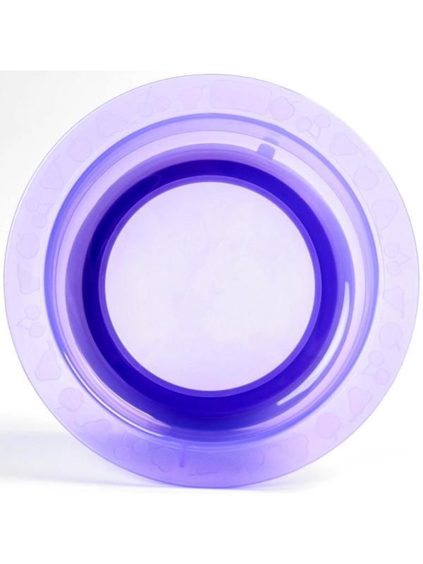 Миска детская на присоске, глубокая, 470 мл, от 5 мес., цвета МИКС, 400 мл, 17,5х17,5х4,3