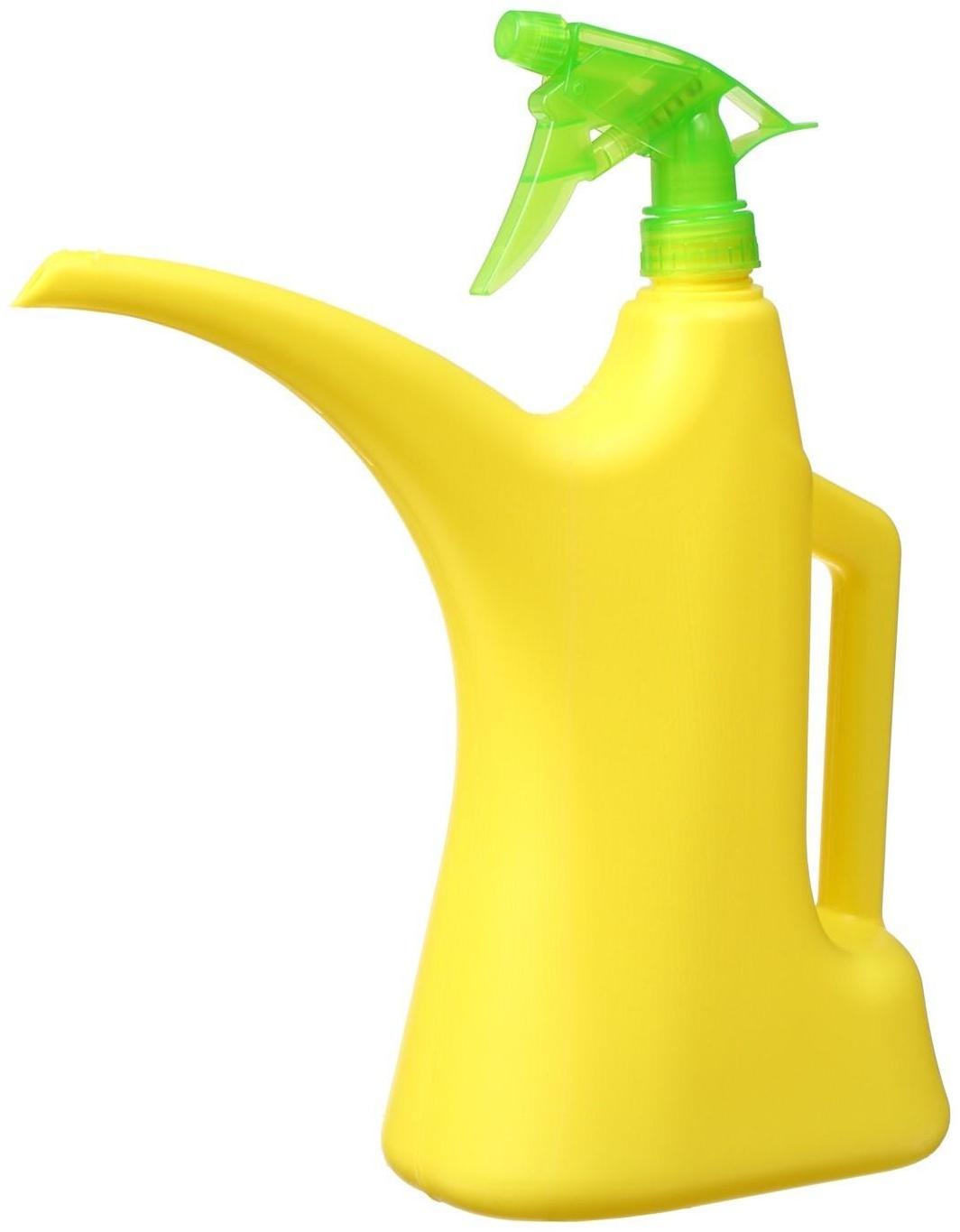 Лейка, 1.5 л, с распылителем, цвет МИКС