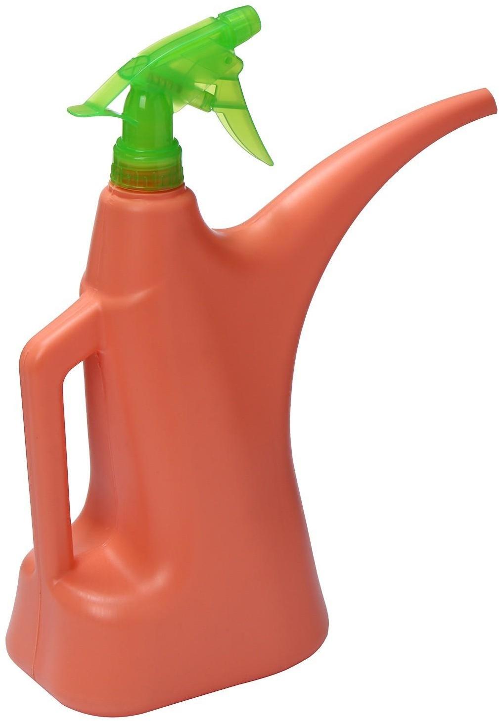 Лейка, 1.5 л, с распылителем, цвет МИКС