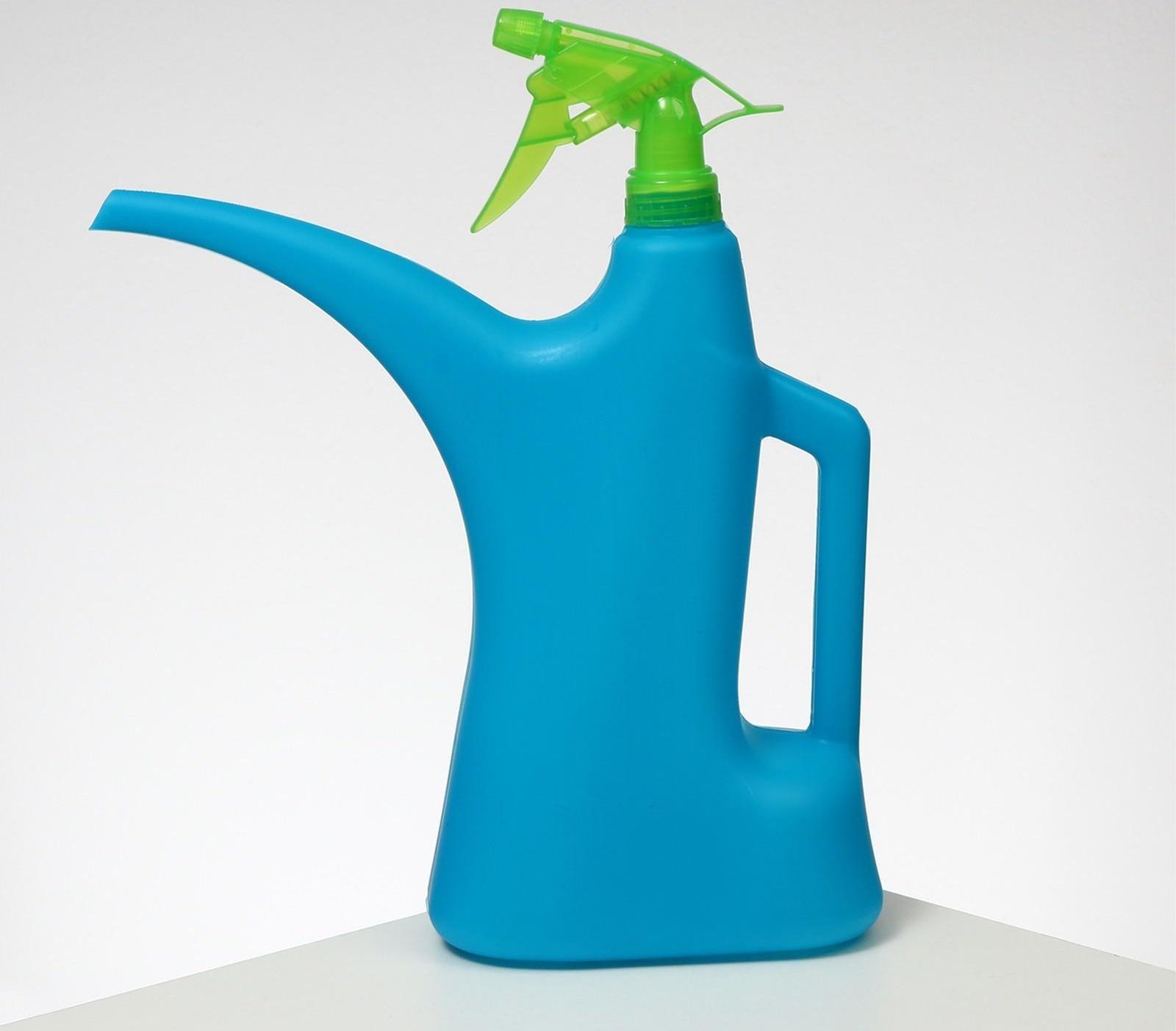 Лейка, 1.5 л, с распылителем, цвет МИКС