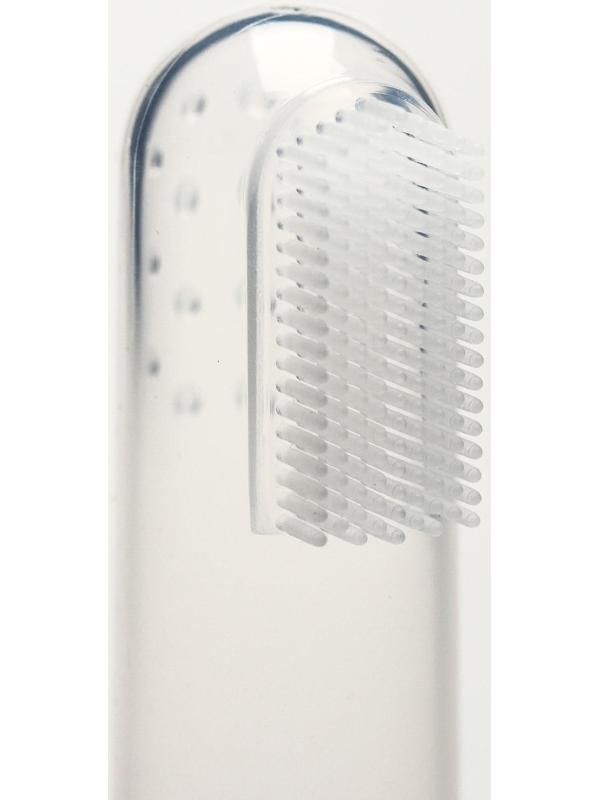 Детская зубная щетка массажер-прорезыватель «Первая», силиконовая, на палец, от 4 мес.