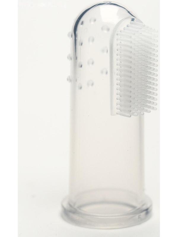 Детская зубная щетка массажер-прорезыватель «Первая», силиконовая, на палец, от 4 мес.