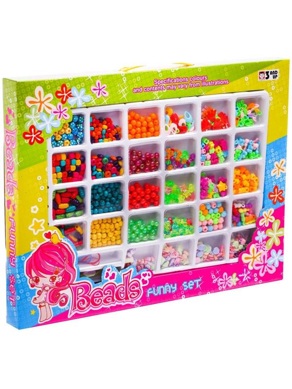 Набор бисероплетения, 28 видов бусин