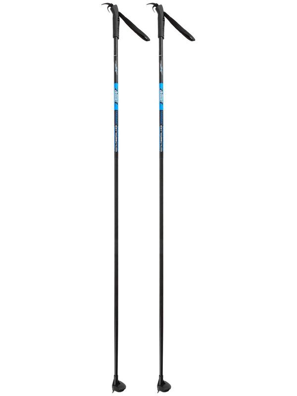 Палки лыжные стеклопластиковые, длина 110 см, цвета микс