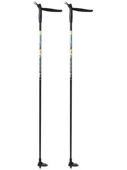 Палки лыжные стеклопластиковые, длина 105 см, цвета микс