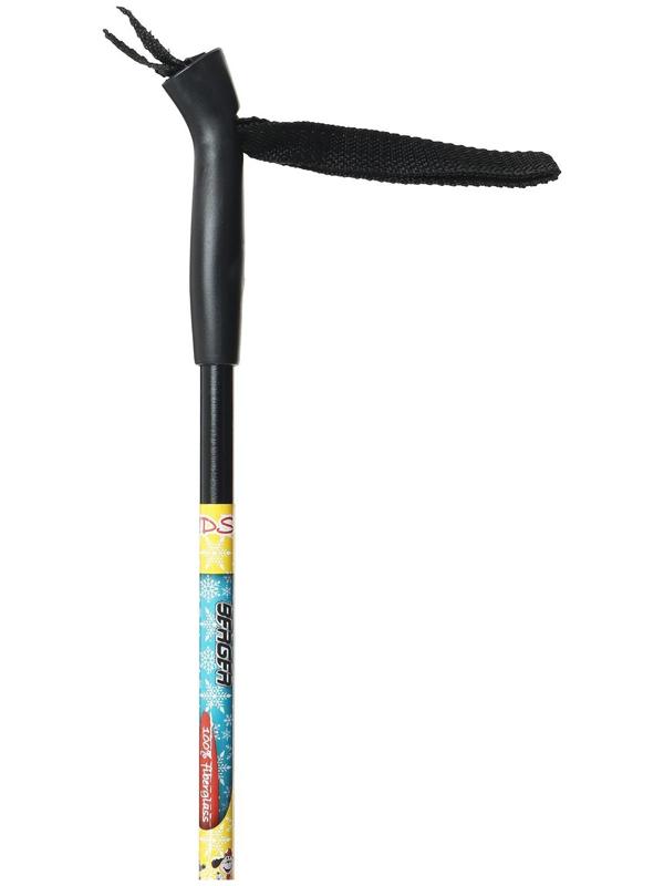 Палки лыжные стеклопластиковые, длина 105 см, цвета микс